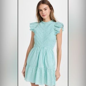 Saylor- Carraway Dress XS Aqua